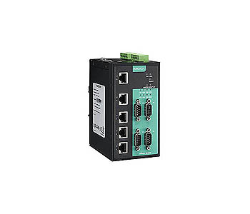 NPort S8455I-SS-SC-T - 4 port device server, RS-232/422/485, 3 port 10/100 Ethernet, 2 port 100M Single mode Fiber, SC connector by MOXA